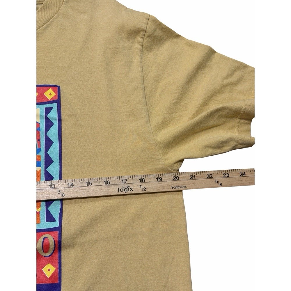 Disney Coronado Springs T Shirt Mens Large Vintage Graphic USA Yellow EUC - Picture 9 of 9